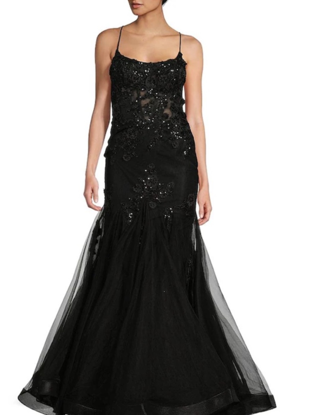 GB Mermaid Beaded Applique Lace Back Gown
$379.00 NWT size 3 - Picture 5 of 15